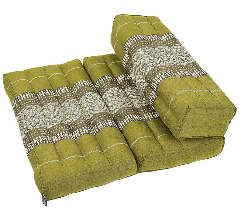 Meditation Pillow  Double Stitched Seams 100% Silk Cotton 25.5"X19.5" Yoga Floor Cushion